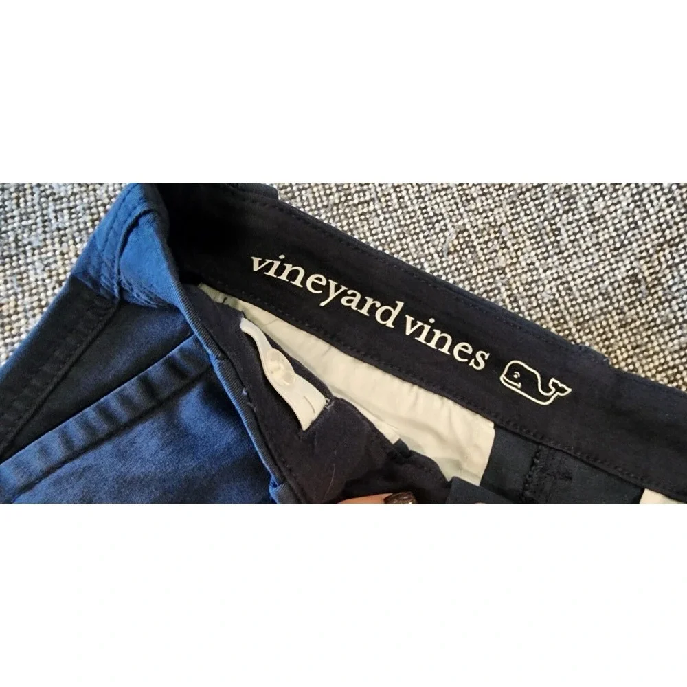 NWT Vineyard Vines‎ Solid Bermuda Short Blue Chino Girls Youth Size 12